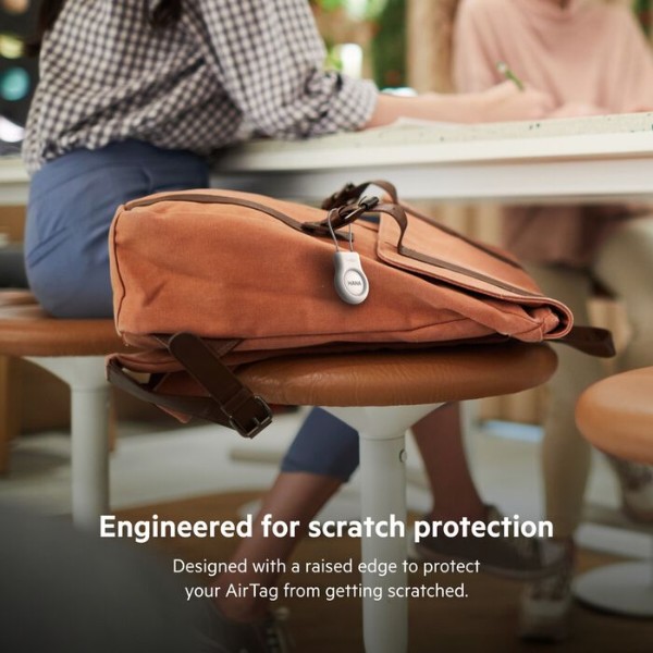 Фото - Чехол для беспроводного маяка Belkin Secure Holder with Wire Cable AirTag, White (MSC009BTWH)